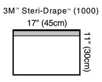 Steri-Drape General Purpose Drape Small Towel Drape 17 W X 11 L Inch Sterile, 1000 - CASE OF 40