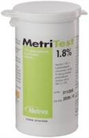MetriTest 1.8% Glutaraldehyde Concentration Indicator Pad Test Strips, Single Use, 10-304 - BOTTLE OF 60