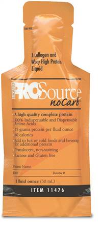 ProSource NoCarb Protein Supplement Unflavored 1 oz. Bottle Concentrate, 11476 - EACH