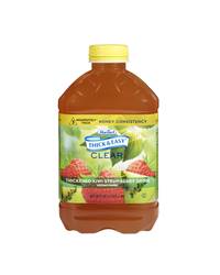 Thick & Easy Thickened Beverage 46 oz. Bottle Kiwi Strawberry Flavor Ready to Use Honey Consistency, 11840 - Case of 6