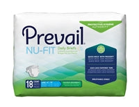 Prevail Nu-Fit Brief, LARGE, Moderate Absorbency, Disposable