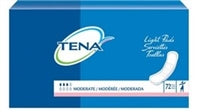 Tena Light Pads, Moderate Absorbency, Regular, 72 Pack
