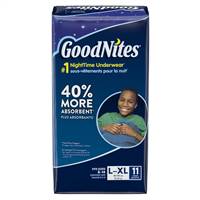GoodNites Youth Underwear Pull On Large / X-Large Disposable Heavy Absorbency, 41315 - Case of 44