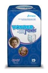 Wonder Pants Toddler Training Pants Pull On 4T to 5T Disposable Heavy Absorbency, WP9001/1 - Case of 76