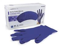 McKesson Confiderm 3.0 Exam Glove Large Nitrile Standard Cuff Length Textured Fingertips Blue , 14-6N36 - Box of 250