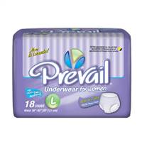 Prevail Daily Underwear Adult Underwear Pull On Large Disposable Heavy Absorbency, PWC-513/1 - Pack of 18