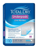 Underpad, TotalDry Quilted, 30" x 36", Adhesive Strips, Heavy Absorbency, SP115410