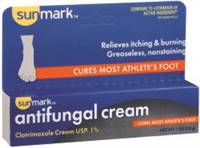 sunmark Antifungal 1% Strength Cream 1 Ounce Tube, 49348027972 - SOLD BY: PACK OF ONE
