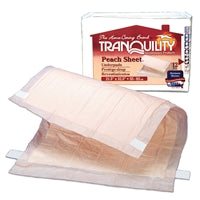 Underpad Tranquility Peach Sheet, 21.5" x  32.5", Heavy Absorbency, Disposable, 2074
