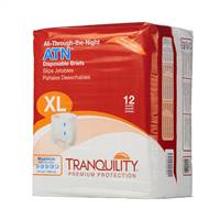 Tranquility ATN Adult Brief Tab Closure X-Large Disposable Heavy Absorbency, 2187 - Case of 72