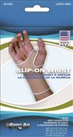 Sport-Aid Wrist Support Sleeve Knitted Elastic Left or Right Hand Beige Medium, SA1361 BEI MD - SOLD BY: PACK OF ONE