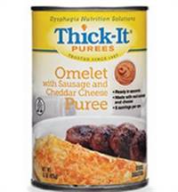 Thick-It Puree 15 oz. Can Sausage / Cheese Omelet Ready to Use Puree, H315-F8800 - Case of 12