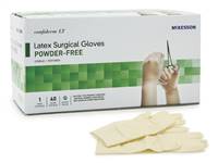 McKesson Confiderm LT Surgical Glove Size 7 Sterile Latex Standard Cuff Length Bisque Ivory Not Chemo Approved, 3157VA - BOX OF 40
