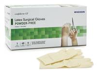 McKesson Confiderm LT Surgical Glove Size 8 Sterile Latex Standard Cuff Length Bisque Ivory Not Chemo Approved, 3159VA - BOX OF 40