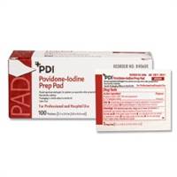 PDI PVP Prep Pad Povidone Iodine 10% Povidone Iodine 10% Individual Packet 1.19 X 2.25 Inch NonSterile, B40600 - Case of 1000