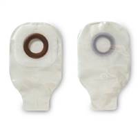 Karaya 5 Ostomy Pouch One-Piece System 9 Inch Length, Mini 1-1/8 Inch Stoma Drainable Convex, Pre-Cut, 3233 - Pack of 30