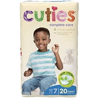 Cuties Complete Care Baby Diaper, SIZE 7, CCC07