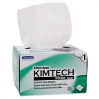 Kimwipes Delicate Task Wipe Light Duty White NonSterile 1 Ply Tissue 4-2/5 X 8-2/5 Inch Disposable, 34155 - Case of 16800
