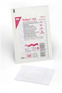Medipore Adhesive Dressing 3-1/2 X 4 Inch Soft Cloth Rectangle White Sterile, 3566 - EACH
