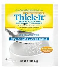 Thick-It Food and Beverage Thickener 4.8 Gram Individual Packet Unflavored Powder Nectar Consistency, J572-LE800 - Case of 200