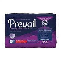 Prevail Overnight Adult Underwear Pull On Small / Medium Disposable Heavy Absorbency, PWX-512 - Pack of 18