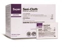 Super Sani-Cloth Surface Disinfectant Germicidal Wipe 50 Count Individual Packet Disposable Alcohol Scent, H04082 - Case of 500