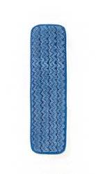 Rubbermaid Wet Mop Pad, 5 X 18 Inch Blue Split Nylon/Polyester Microfiber Blend, FGQ41000BL00 - EACH