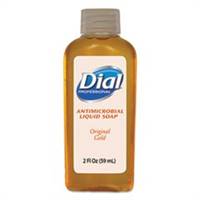Dial Gold Antimicrobial Soap, Liquid 2 oz. Bottle Fresh Scent, DIA06059 - Case of 48