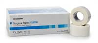 McKesson Medical Tape Silk-Like Cloth 1 Inch X 10 Yard White , 16-47110 - Box of 12