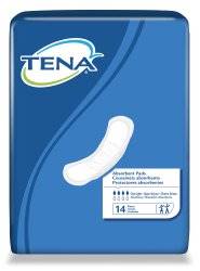 TENA Day Light Bladder Control Pad 13 Inch Length Moderate Absorbency Dry-Fast Core One Size Fits Most Unisex Disposable, 62326 - Pack of 14