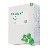 Lyofoam Max T Foam Dressing 3-1/2 X 3-1/2 Inch Fenestrated Square Non-Adhesive without Border Sterile, 603207 - Pack of 10