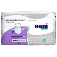 Seni Active Super Plus Heavy Absorbent Underwear, Extra Large - S-XL14-AP1; PACK OF 14