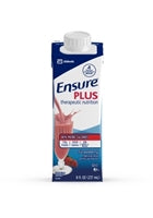 Ensure Plus Therapeutic Nutrition, Strawberry, 8 Ounce Carton, Abbott 64907