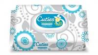 Cuties Baby Wipe Soft Pack Aloe / Vitamin E Unscented 72 Count, CR-16413/3 - Case of 864