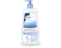 TENA Skin Cleansing Cream, Wash Cream, 33.8 oz. Pump Bottle, Scented,
