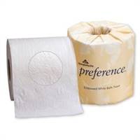 preference Toilet Tissue, White 2-Ply Standard Size Cored Roll 550 Sheets 4 X 4.05 Inch, 18280/01 - Case of 80