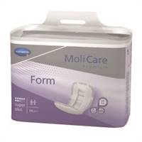 MoliCare Premium Form Super Plus Bladder Control Pad 27 Inch Length Heavy Absorbency Polymer One Size Fits Most Unisex Disposable, 168919 - Case of 120