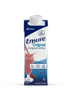 Ensure Original Strawberry, 8 Ounce Recloseable Carton, Abbott 64933