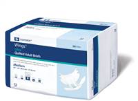 Wings Ultra Adult Brief Tab Closure Medium Disposable Heavy Absorbency, 77073 - Case of 96